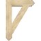 Ekena Millwork Traditional Arts and Crafts Rough Sawn Bracket w/ Offset Brace, Douglas Fir, 8"W x 30"D x 42"H BKT0806X30X42TRA03RDF - alternate 2